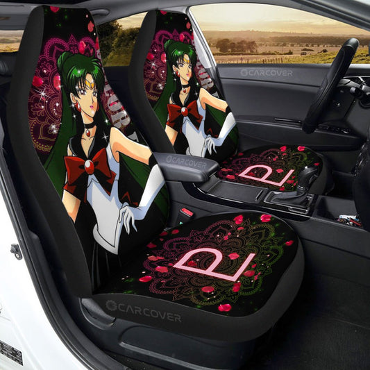 Sailor Pluto Car Seat Covers Custom Anime Sailor Moon Car Accessories - Gearcarcover - 1