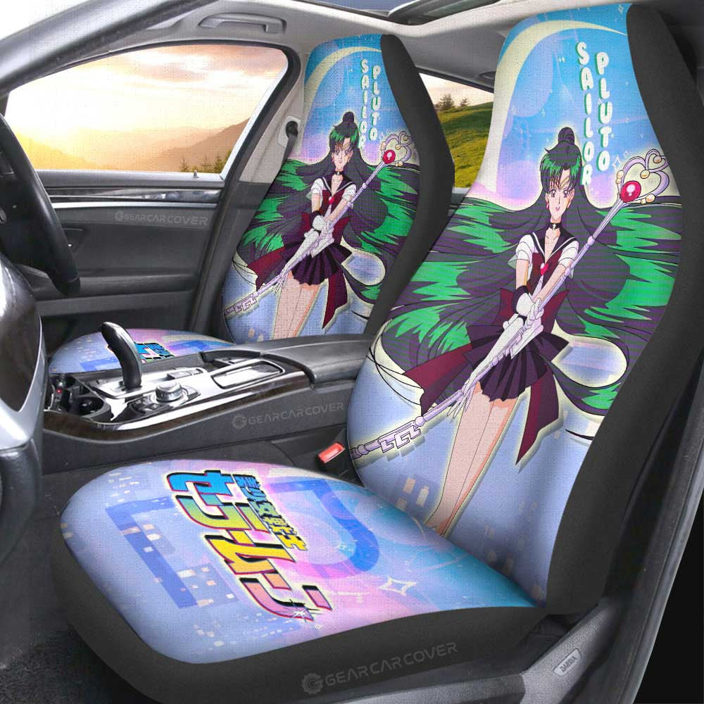 Sailor Pluto Car Seat Covers Custom Sailor Moon Anime For Car Decoration - Gearcarcover - 2