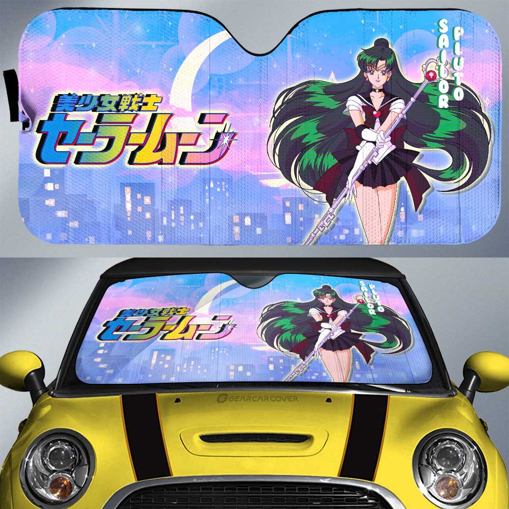 Sailor Pluto Car Sunshade Custom Sailor Moon Anime For Car Decoration - Gearcarcover - 1