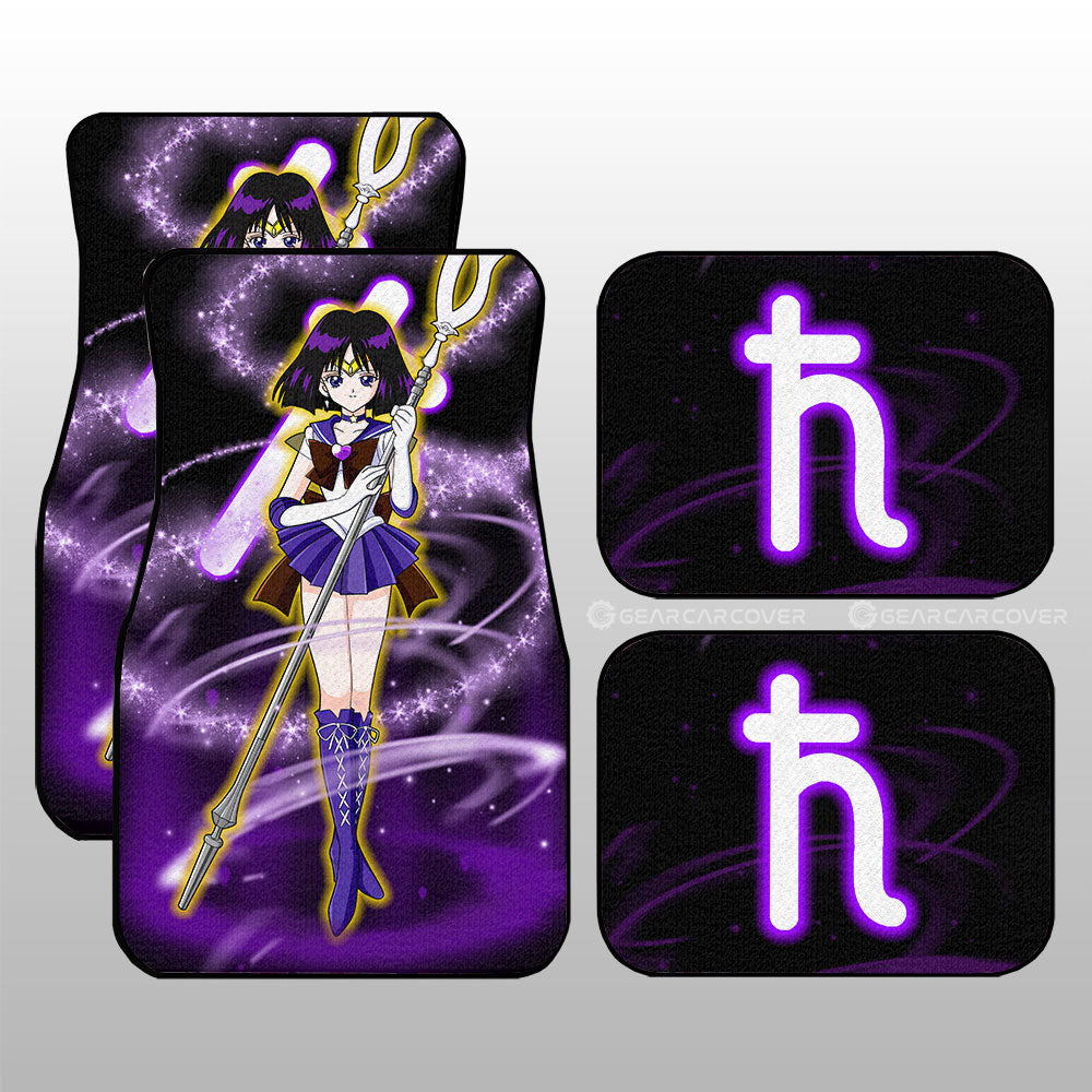 Sailor Saturn Car Floor Mats Custom Sailor Moon Anime Car Accessories - Gearcarcover - 3