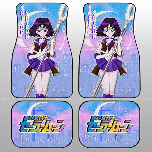 Sailor Saturn Car Floor Mats Custom Sailor Moon Anime Car Accessories - Gearcarcover - 1