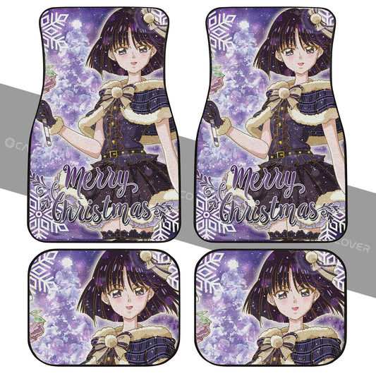 Sailor Saturn Car Floor Mats Custom Sailor Moon Anime Car Accessories Merry Christmas - Gearcarcover - 2