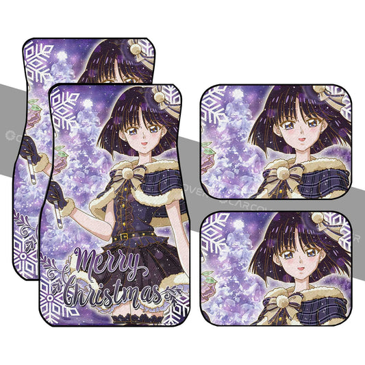 Sailor Saturn Car Floor Mats Custom Sailor Moon Anime Car Accessories Merry Christmas - Gearcarcover - 1