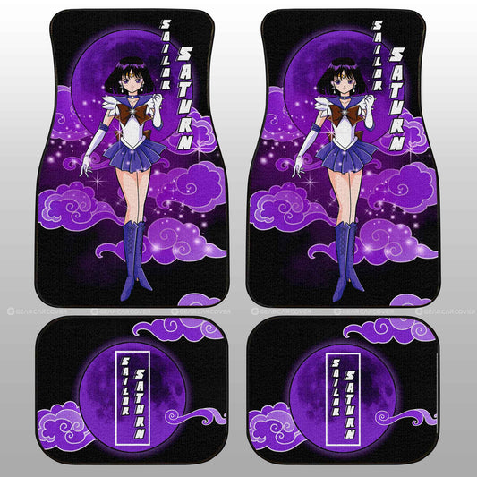 Sailor Saturn Car Floor Mats Custom Sailor Moon Anime Car Interior Accessories - Gearcarcover - 2