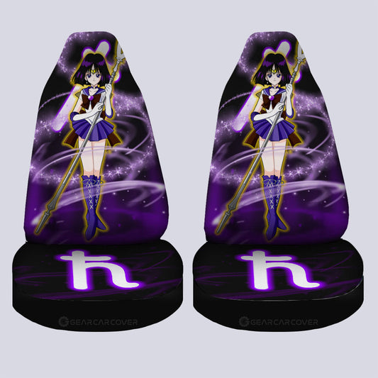 Sailor Saturn Car Seat Covers Custom Sailor Moon Anime Car Accessories - Gearcarcover - 2