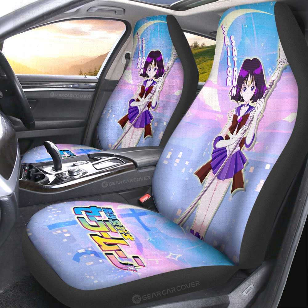 Sailor Saturn Car Seat Covers Custom Sailor Moon Anime Car Accessories - Gearcarcover - 4
