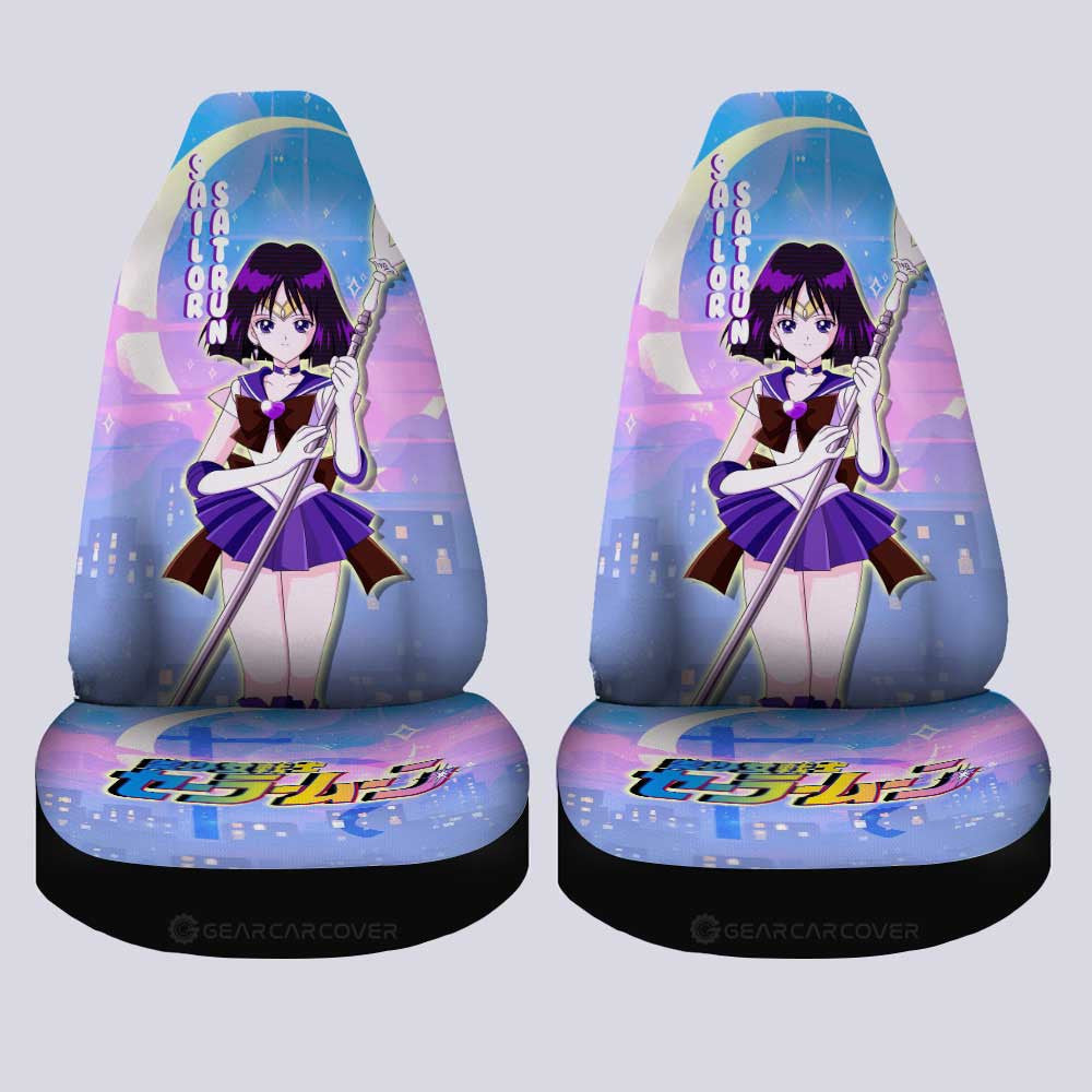 Sailor Saturn Car Seat Covers Custom Sailor Moon Anime Car Accessories - Gearcarcover - 1