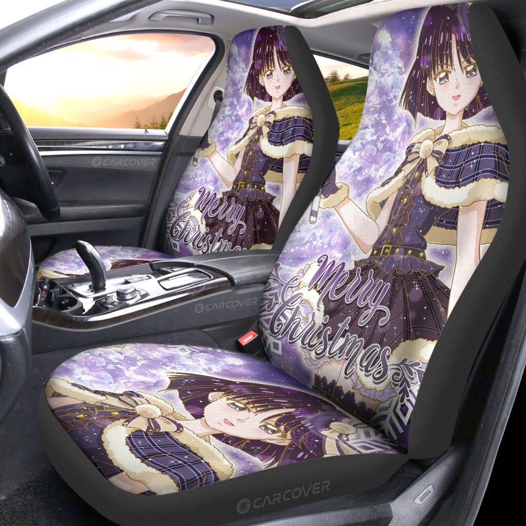 Sailor Saturn Car Seat Covers Custom Sailor Moon Anime Car Accessories Merry Christmas - Gearcarcover - 2
