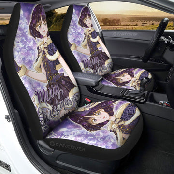 Sailor Saturn Car Seat Covers Custom Sailor Moon Anime Car Accessories Merry Christmas - Gearcarcover - 1