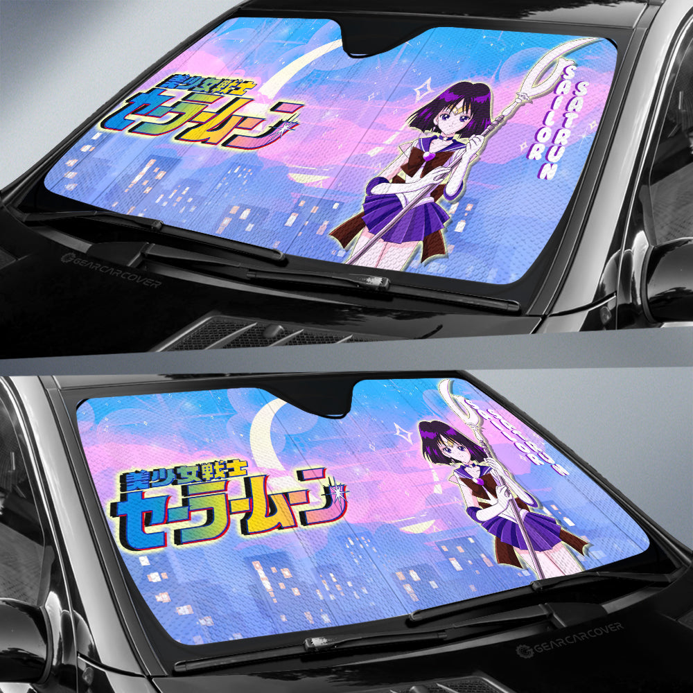 Sailor Saturn Car Sunshade Custom Sailor Moon Anime Car Interior Accessories - Gearcarcover - 2