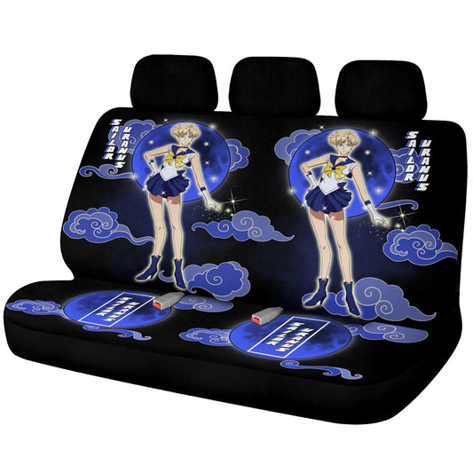 Sailor Uranus Car Back Seat Covers Custom Sailor Moon Anime Car Accessories - Gearcarcover - 1
