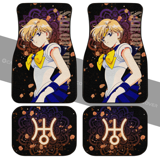 Sailor Uranus Car Floor Mats Custom Anime Sailor Moon Car Accessories - Gearcarcover - 2