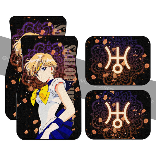 Sailor Uranus Car Floor Mats Custom Anime Sailor Moon Car Accessories - Gearcarcover - 1