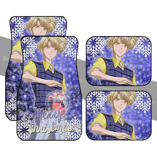 Sailor Uranus Car Floor Mats Custom Sailor Moon Anime Car Accessories Merry Christmas - Gearcarcover - 1