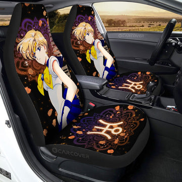 Sailor Uranus Car Seat Covers Custom Anime Sailor Moon Car Interior Accessories - Gearcarcover - 1