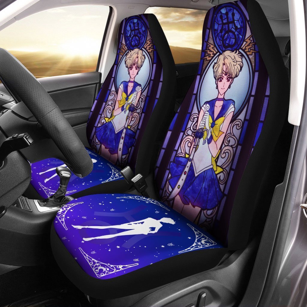 Sailor Uranus Car Seat Covers Custom Sailor Moon Anime Car Accessories Anime Gifts - Gearcarcover - 1