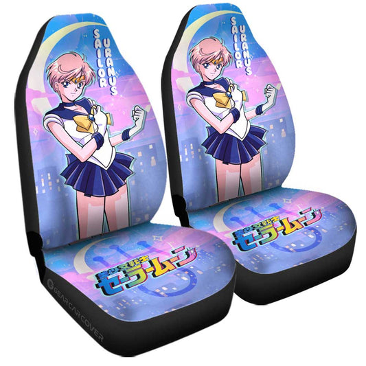 Sailor Uranus Car Seat Covers Custom Sailor Moon Anime Car Accessories - Gearcarcover - 2