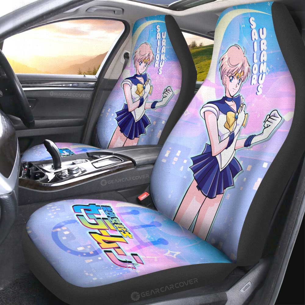 Sailor Uranus Car Seat Covers Custom Sailor Moon Anime Car Accessories - Gearcarcover - 4