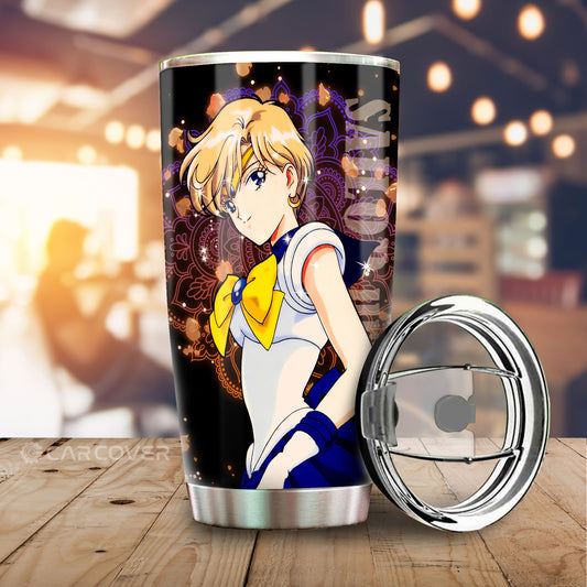 Sailor Uranus Tumbler Cup Custom Anime Sailor Moon Car Accessories - Gearcarcover - 1