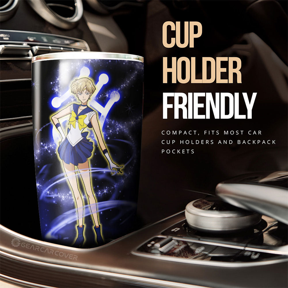 Sailor Uranus Tumbler Cup Custom Sailor Moon Anime Car Interior Accessories - Gearcarcover - 2