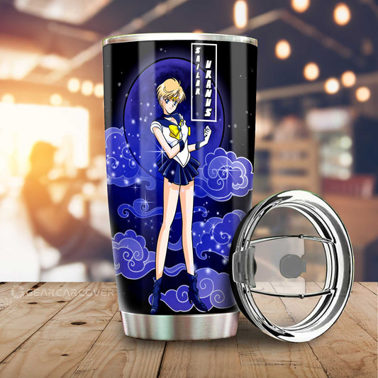 Sailor Uranus Tumbler Cup Custom Sailor Moon Anime Car Interior Accessories - Gearcarcover - 1