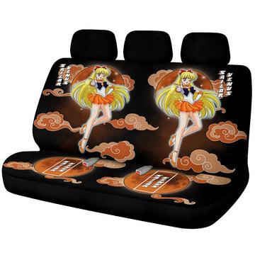 Sailor Venus Car Back Seat Covers Custom Sailor Moon Anime Car Accessories - Gearcarcover - 1