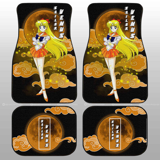 Sailor Venus Car Floor Mats Custom Sailor Moon Anime Car Accessories - Gearcarcover - 2