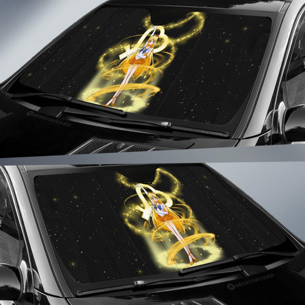 Sailor Venus Car Sunshade Custom Sailor Moon Anime Car Interior Accessories - Gearcarcover - 3