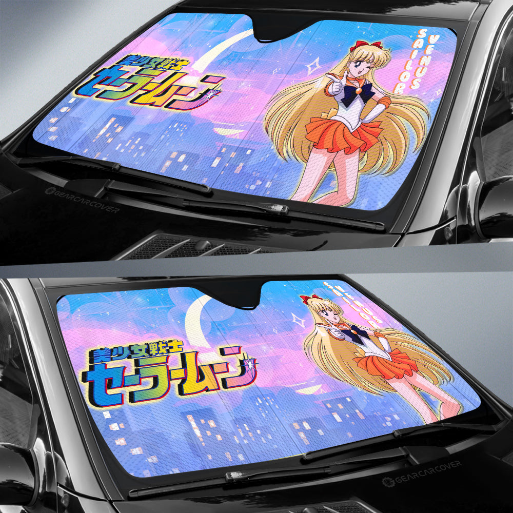 Sailor Venus Car Sunshade Custom Sailor Moon Anime For Car Decoration - Gearcarcover - 2