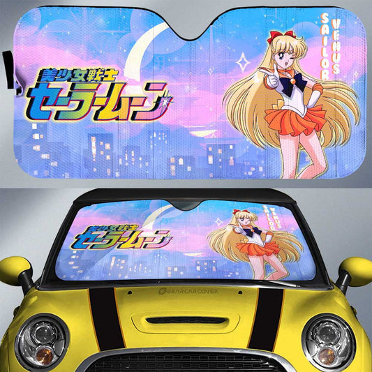 Sailor Venus Car Sunshade Custom Sailor Moon Anime For Car Decoration - Gearcarcover - 1
