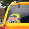 Sailor Venus Hitting Glass Car Sticker Custom Sailor Moon Anime Car Accessories For Anime Fans - Gearcarcover - 3