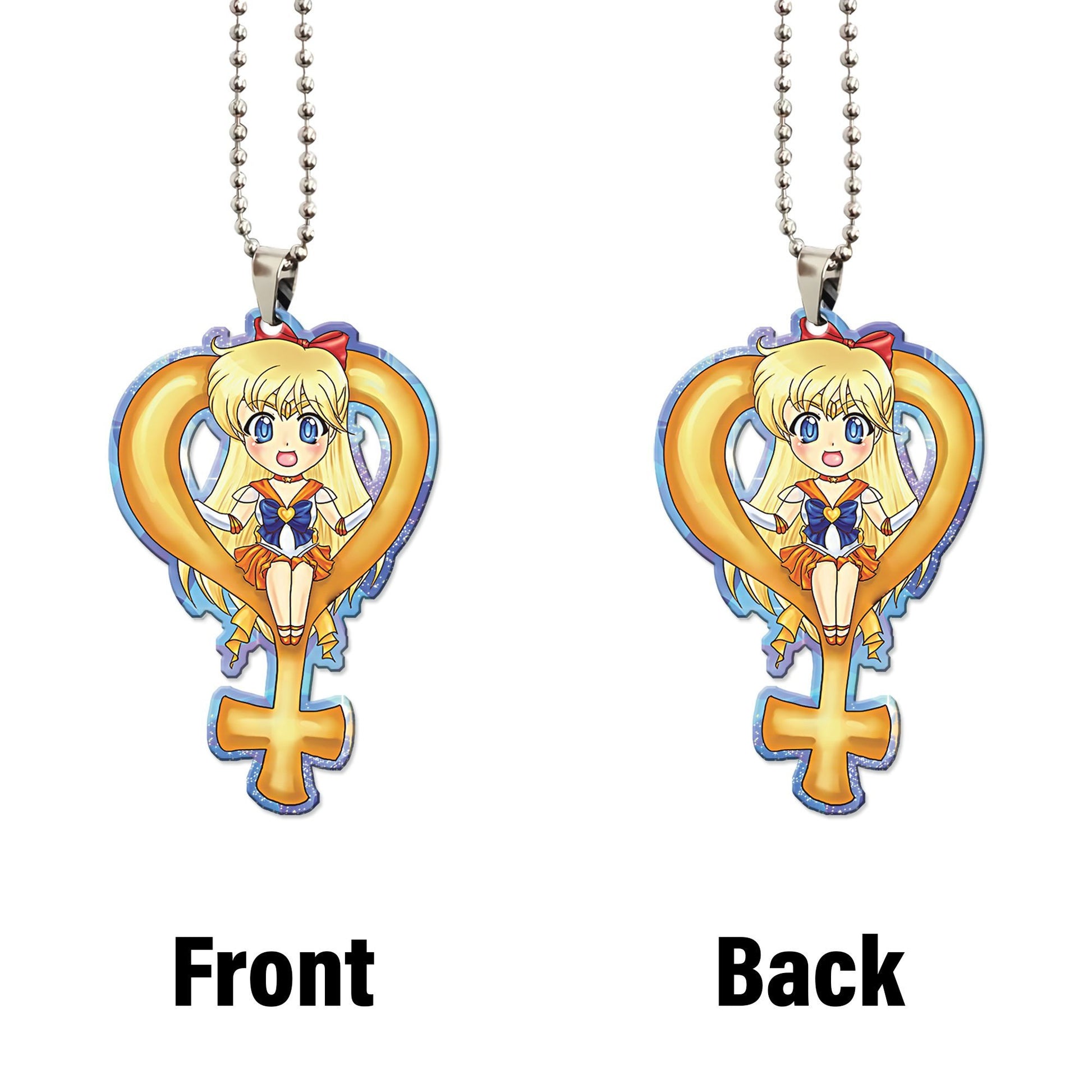Sailor Venus Symbol Ornament Custom Sailor Moon Anime Car Accessories - Gearcarcover - 4