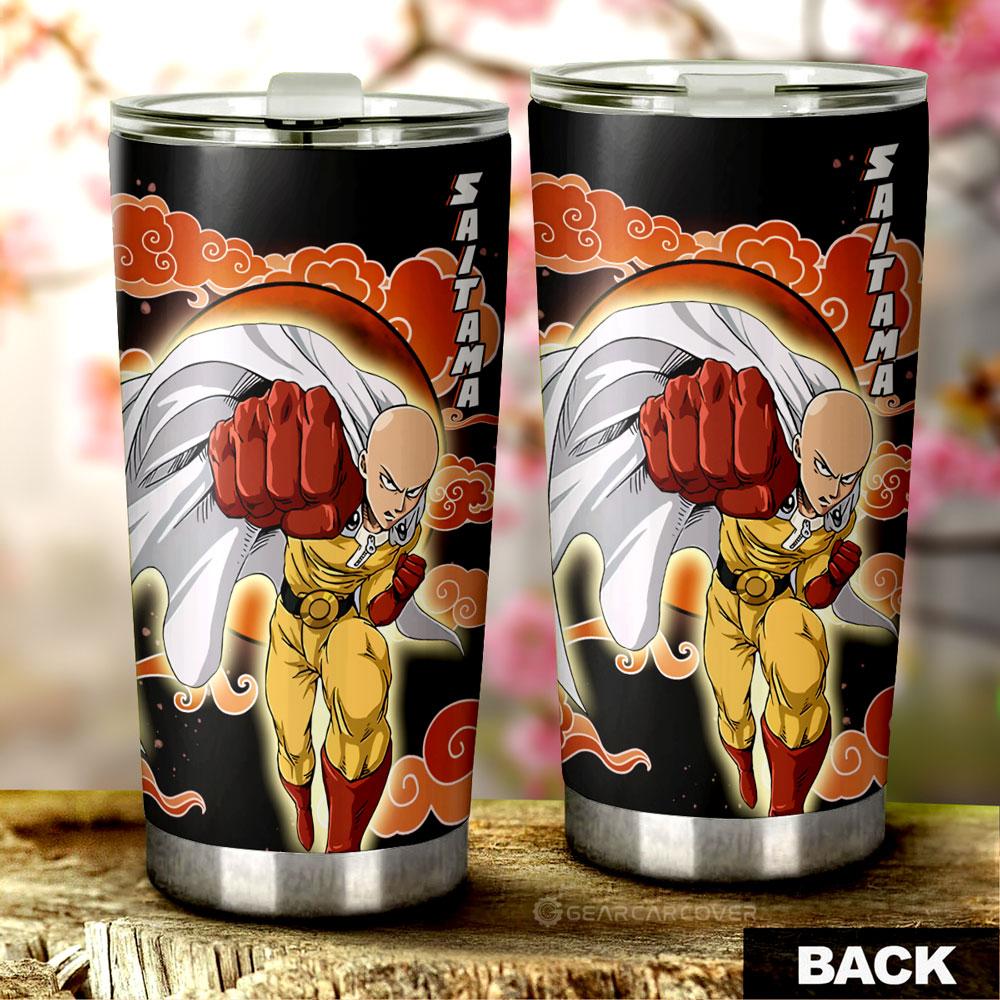 Saitama Tumbler Cup Custom One Punch Man Anime Car Accessories - Gearcarcover - 3