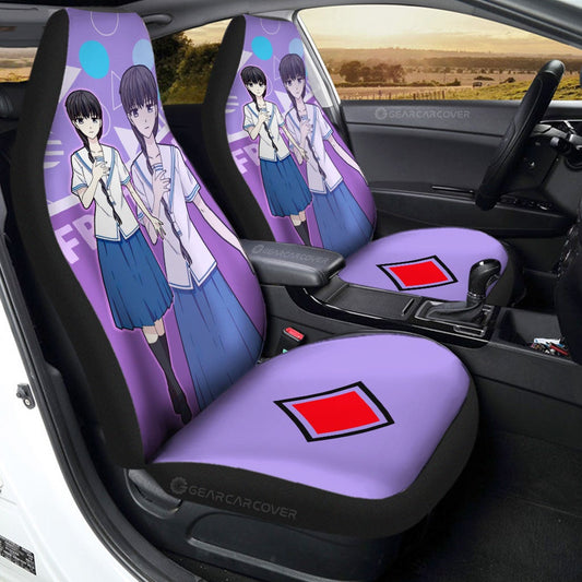 Saki Hanajima Car Seat Covers Custom Fruit Basket Anime Car Accessories - Gearcarcover - 1