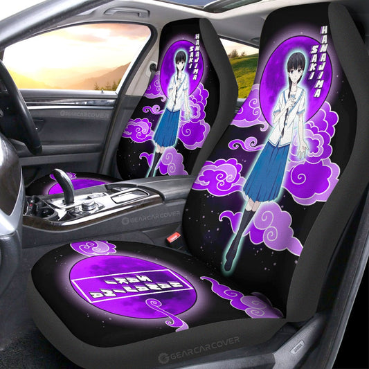 Saki Hanajima Car Seat Covers Custom Fruit Basket Anime Car Accessories - Gearcarcover - 2