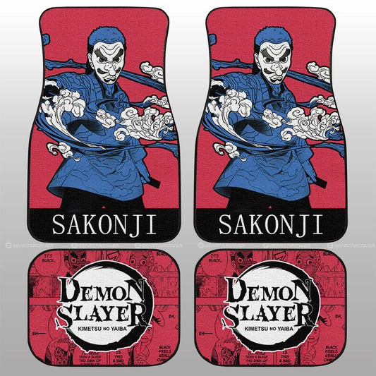 Sakonji Urokodaki Car Floor Mats Custom Demon Slayer Anime Car Accessories - Gearcarcover - 2