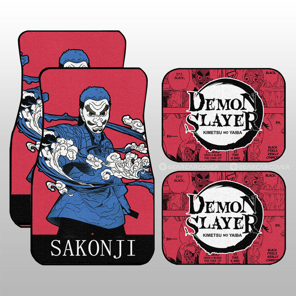 Sakonji Urokodaki Car Floor Mats Custom Demon Slayer Anime Car Accessories - Gearcarcover - 3