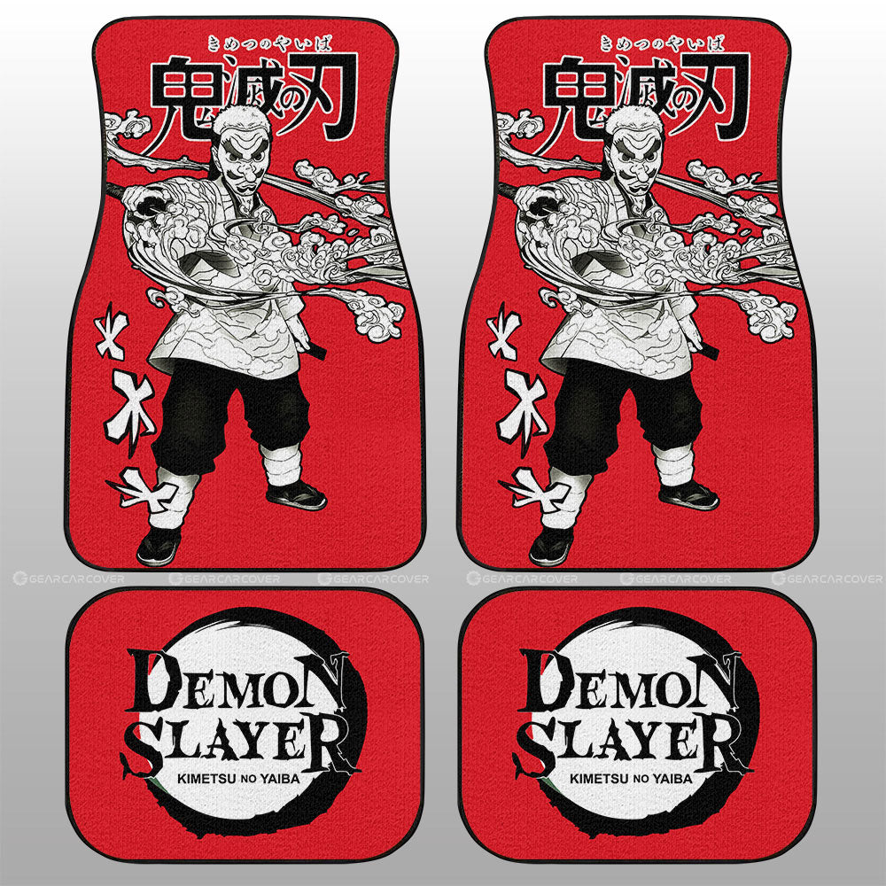 Sakonji Urokodaki Car Floor Mats Custom Demon Slayer Anime Car Accessories Manga Style For Fans - Gearcarcover - 2