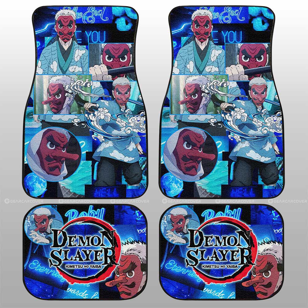 Sakonji Urokodaki Car Floor Mats Custom Demon Slayer Anime - Gearcarcover - 1