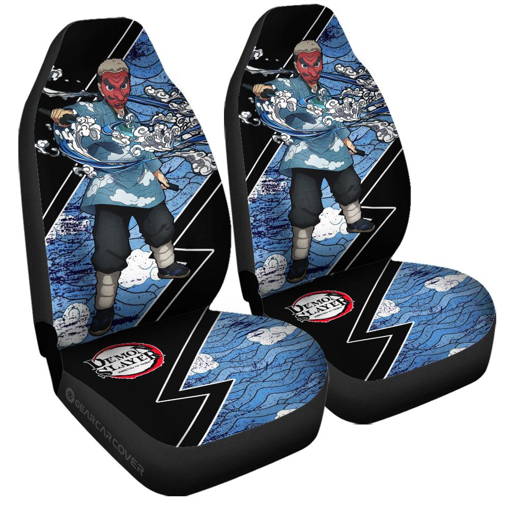 Sakonji Urokodaki Car Seat Covers Custom Anime Demon Slayer Car Accessories - Gearcarcover - 3
