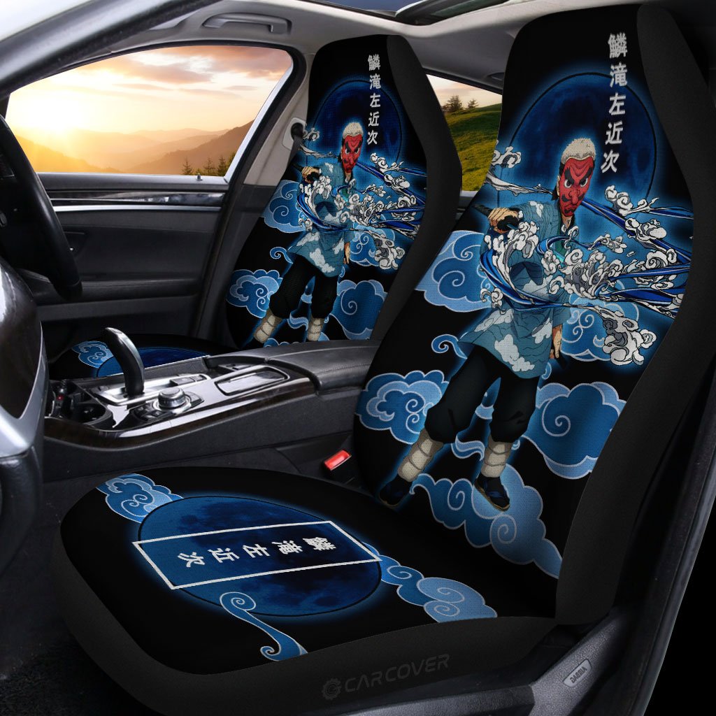 Sakonji Urokodaki Car Seat Covers Custom Anime Demon Slayer Car Interior Accessories - Gearcarcover - 2