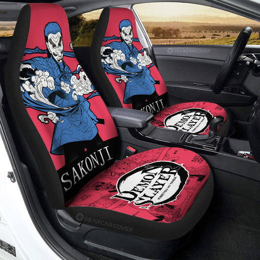 Sakonji Urokodaki Car Seat Covers Custom Demon Slayer Anime Car Accessories - Gearcarcover - 2