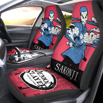 Sakonji Urokodaki Car Seat Covers Custom Demon Slayer Anime Car Accessories - Gearcarcover - 1