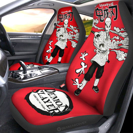 Sakonji Urokodaki Car Seat Covers Custom Demon Slayer Anime Car Accessories Manga Style For Fans - Gearcarcover - 2