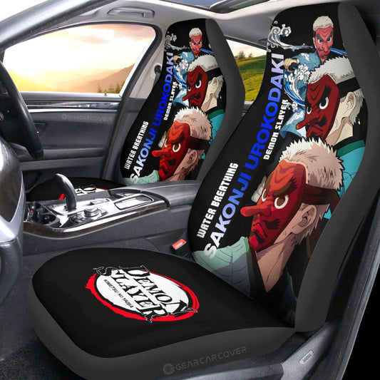 Sakonji Urokodaki Car Seat Covers Custom Demon Slayer Anime - Gearcarcover - 2