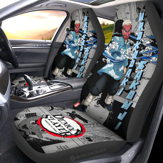 Sakonji Urokodaki Car Seat Covers Custom Demon Slayer Anime Mix Mangas - Gearcarcover - 2
