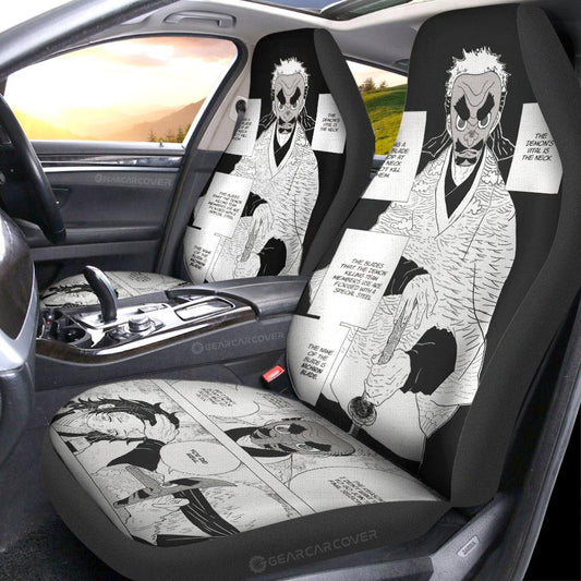 Sakonji Urokodaki Car Seat Covers Custom Kimetsu No Yaiba Manga Car Accessories - Gearcarcover - 2