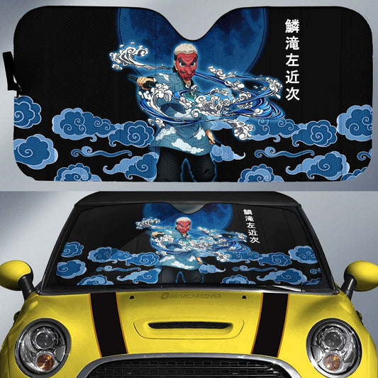 Sakonji Urokodaki Car Sunshade Custom Demon Slayer Anime Car Accessories - Gearcarcover - 1