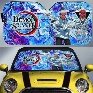 Sakonji Urokodaki Car Sunshade Custom Demon Slayer Anime Car Accessories - Gearcarcover - 1