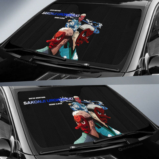 Sakonji Urokodaki Car Sunshade Custom Demon Slayer Anime - Gearcarcover - 2